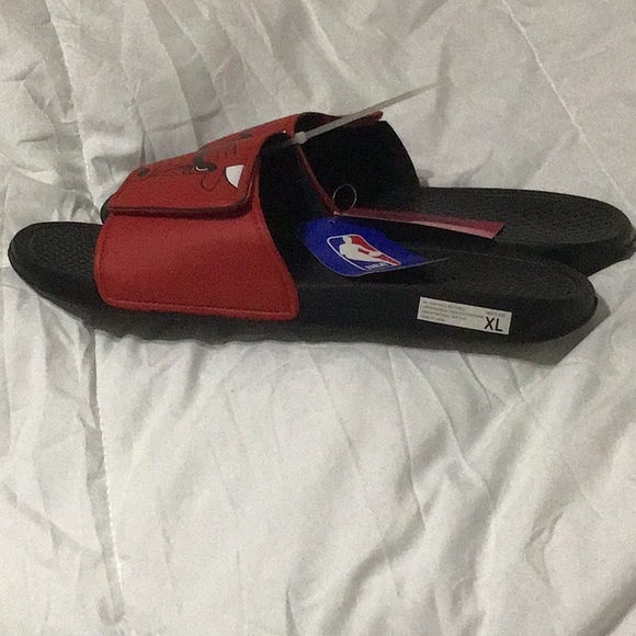 Men’s NBA Bulls Slides Size XL 13-14 - Picture 5 of 7